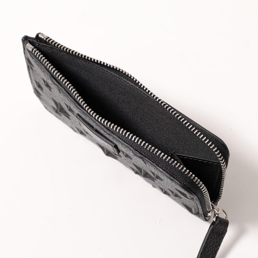 【未使用保管品】ジミーチュウ コインケース スター ラウンドジップ レザー JIMMY CHOO Jimmy Choo ジミーチュウ コインケース CASEY-Z EMG