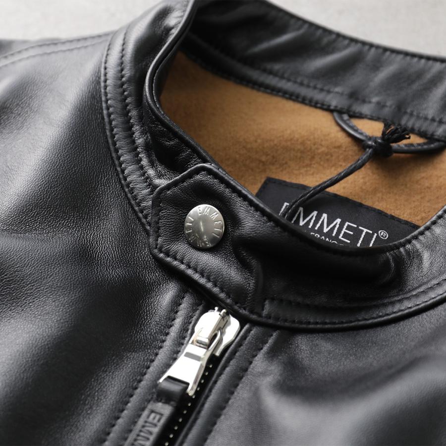 EMMETI（エンメティ） シングルライダースジャケット MASSIMO 25BR