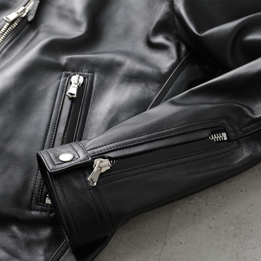 EMMETI（エンメティ） シングルライダースジャケット MASSIMO 25BR