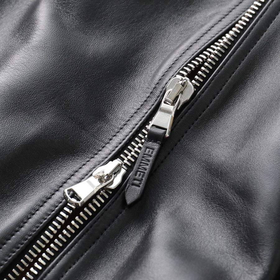 EMMETI（エンメティ） シングルライダースジャケット MASSIMO 25BR