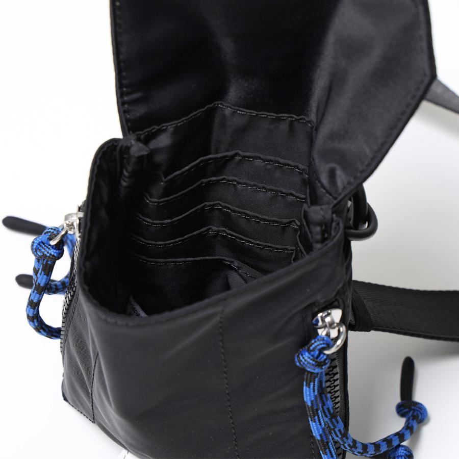 APC A.P.C. アーペーセー ショルダーバッグ crossbody pouch trek PAAFH H61733 PAAGR H61733 メンズ クロスボディ ロゴ ナイロン ミニバッグ 鞄の画像