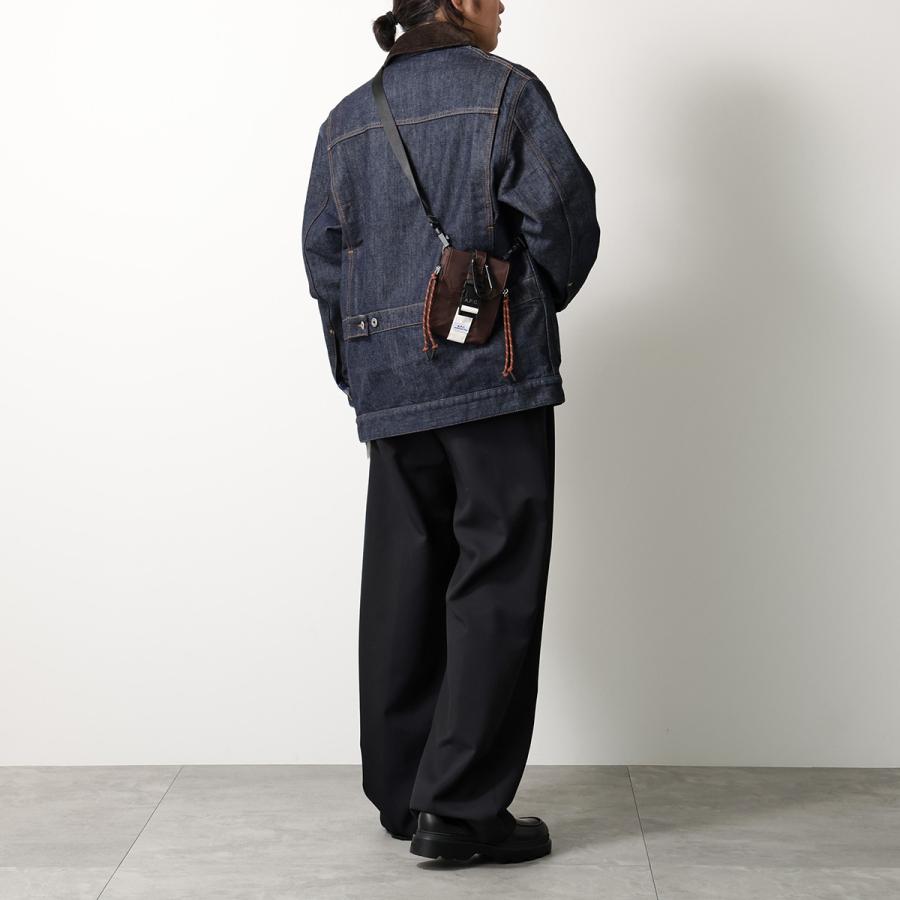 APC A.P.C. アーペーセー ショルダーバッグ crossbody pouch trek PAAFH H61733 PAAGR H61733 メンズ クロスボディ ロゴ ナイロン ミニバッグ 鞄の画像