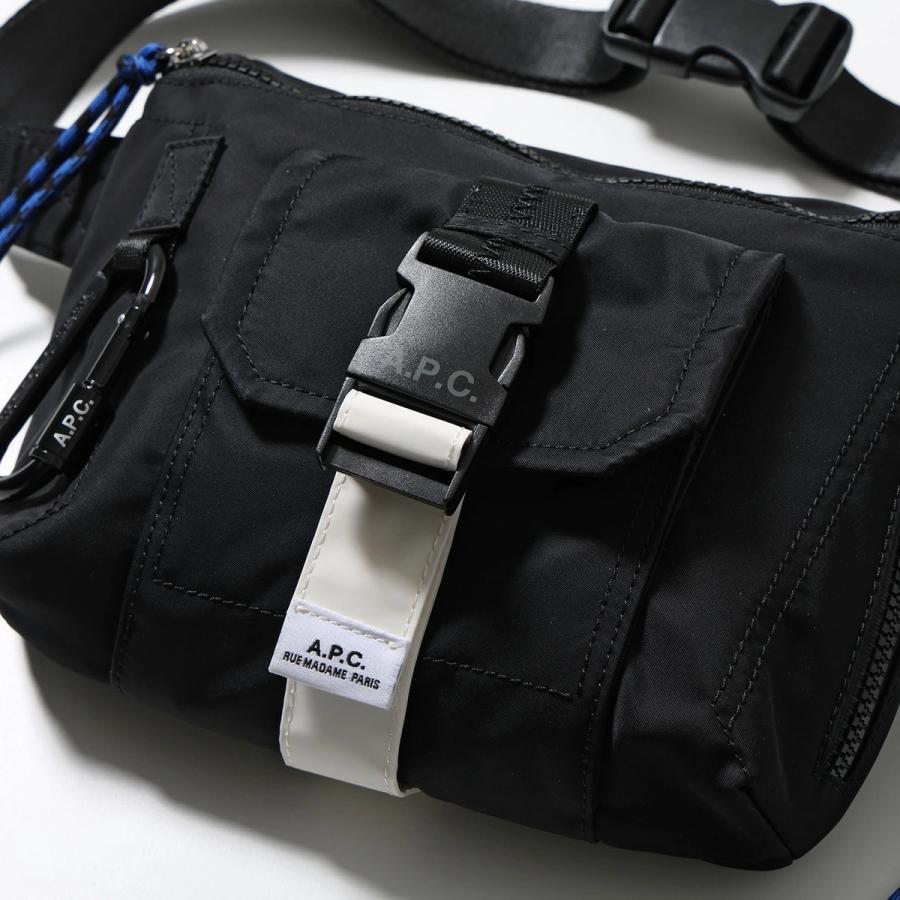 APC A.P.C. アーペーセー クロスボディバッグ banane trek PAAFH H62219 PAAGR H62219 メンズ ショルダーバッグ ナイロン ロゴ 鞄 カラー3色の画像