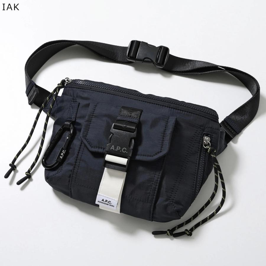 新品未使用 BACKSTAGE BAG CROSSBODY ショルダーバッグ A.P.C.（アーペーセー） サコッシュブラック ボディバッグ アーペーセーA.P.C バッグ