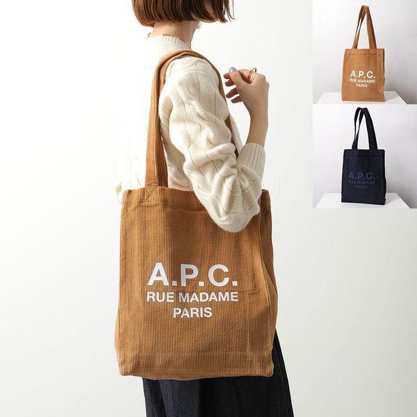 【美品】A.P.C. コーデュロイ トートバッグ A.P.C.(アーペーセー) コーデュロイ トートバッグ ユニセックス