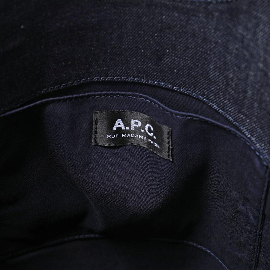 APC A.P.C. アーペーセー トートバッグ tote ninon small M61861 COHIZ COZZS レディース ロゴ デニム 鞄 カラー2色の画像