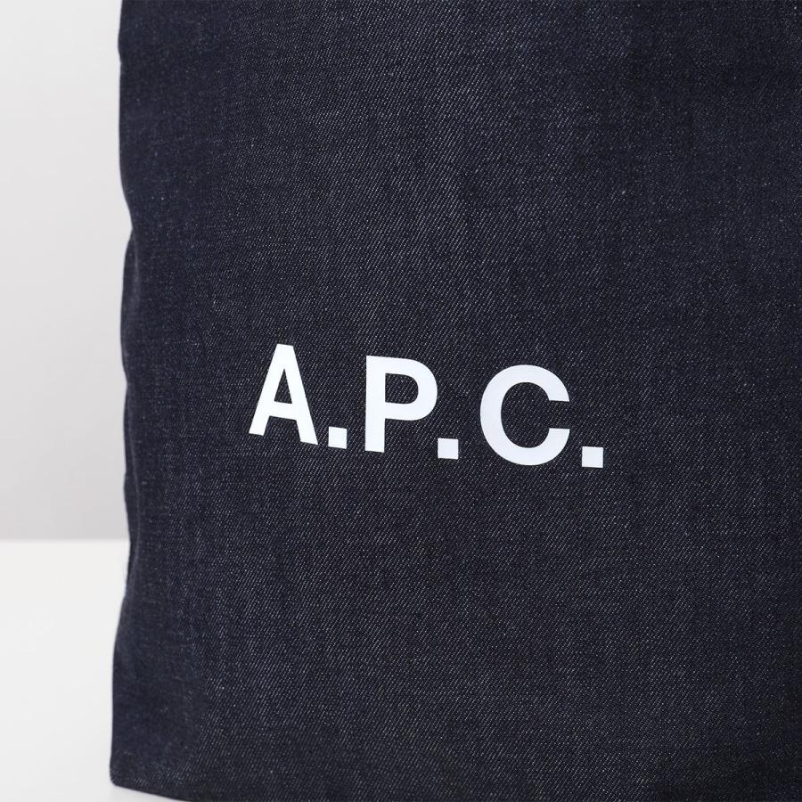 APC A.P.C. アーペーセー トートバッグ tote ninon small M61861 COHIZ COZZS レディース ロゴ デニム 鞄 カラー2色の画像