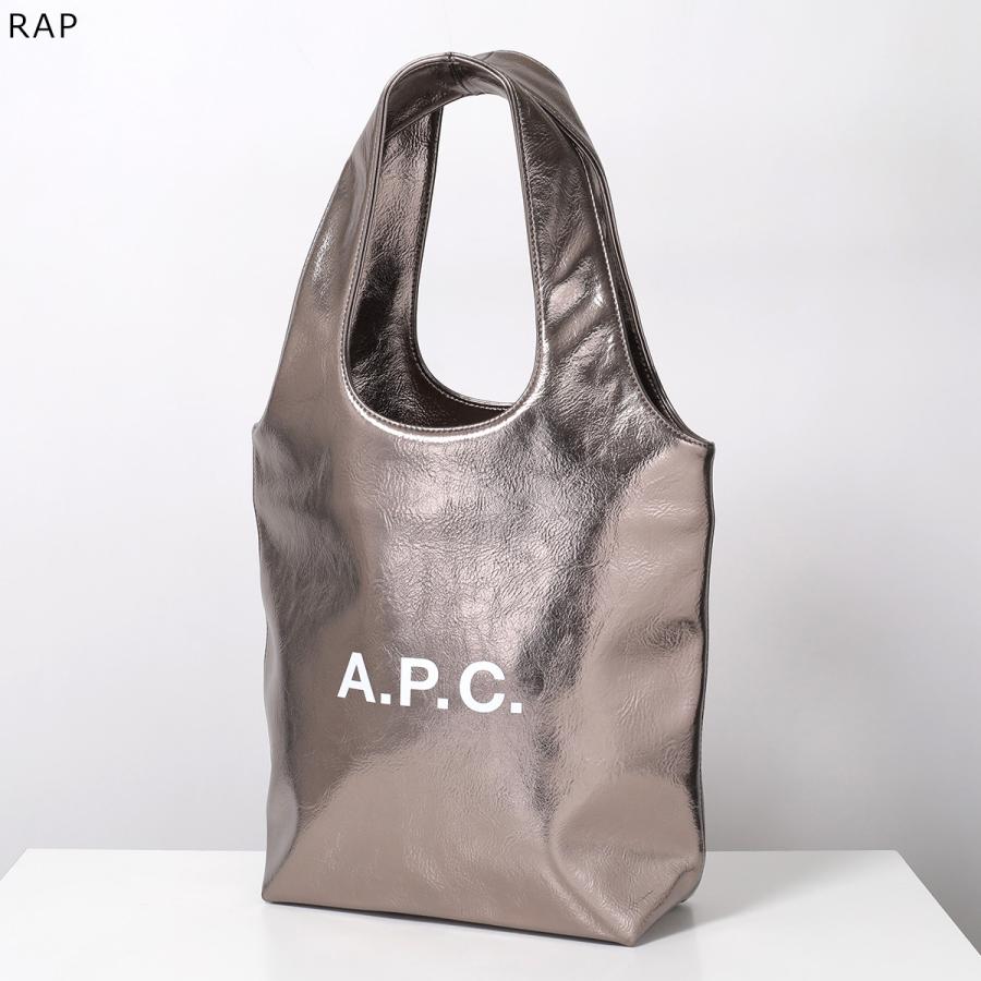 A.P.C バック Axel E/W tote bag | Black denim and smooth leather | A.P.C.