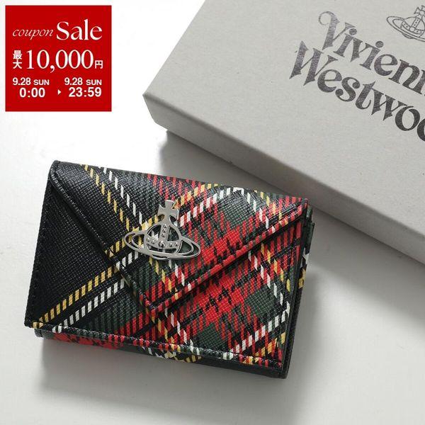 正規品 VivienneWestwoodオーブ/エンベロープミニ財布 Vivienne Westwood ヴィヴィアンウエストウッド 三つ折り財布