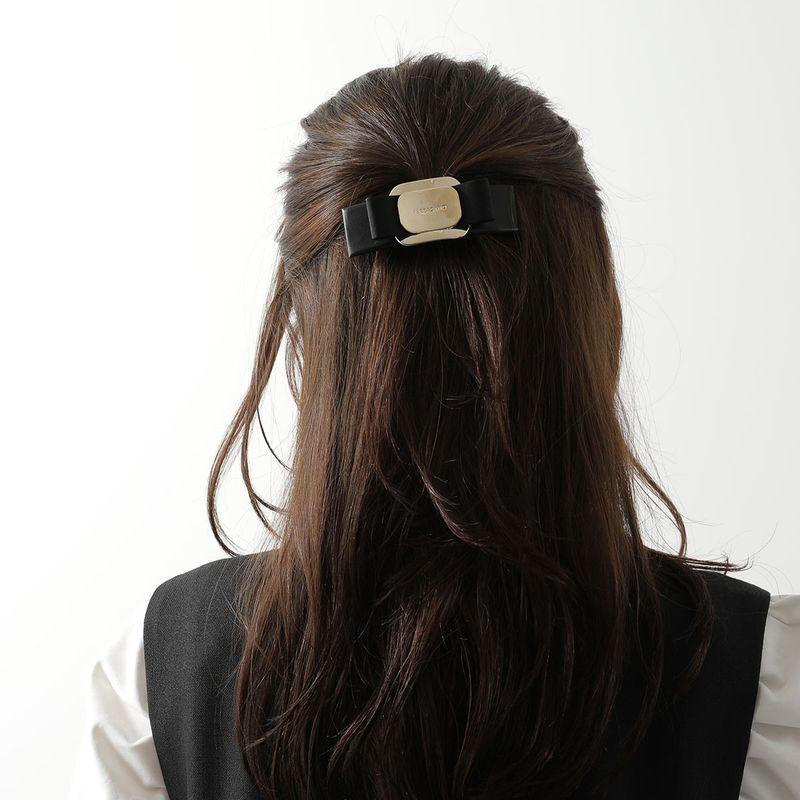 FERRAGAMO（フェラガモ） バレッタ FERM V PLATE 340421 771551