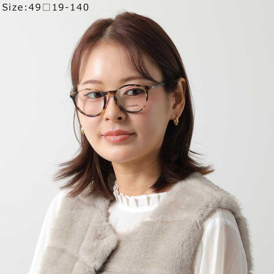 美品 シャネル メガネ CHANEL*スクエア シェイプ オプティカル 眼鏡 メガネ シャネル (CHANEL