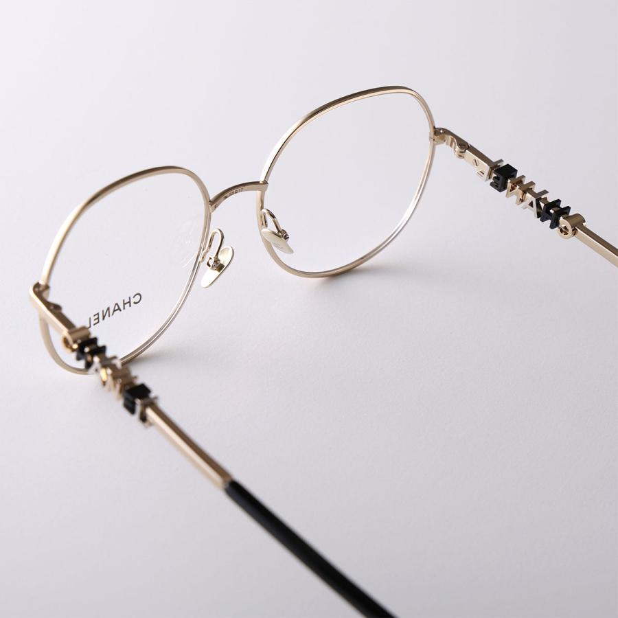 CHANEL シャネル メガネ 2213 レディース ボストン型 メタルフレーム 細フレーム フルリム クリングスタイプ メタルロゴ めがね 眼鏡 ダテ眼鏡 アイウェアの画像
