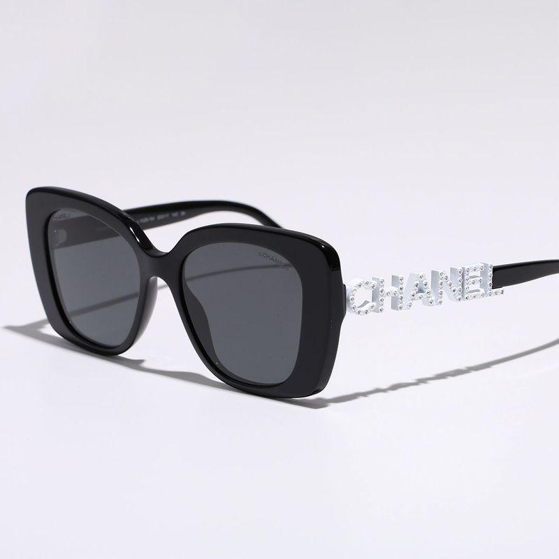 CHANEL シャネル 5422B CC ラインストーン スクエア サングラス CHANEL（シャネル） サングラス スクエア シェイプ アイウェア 5422B