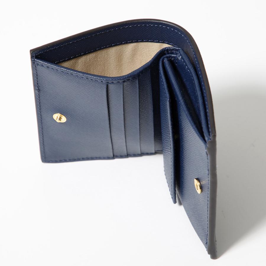 【MARNI】二つ折り財布 ネイビー・ブルー MARNI（マルニ） 【訳あり】MARNI 二つ折り財布 PFMOQ14U28 LV520
