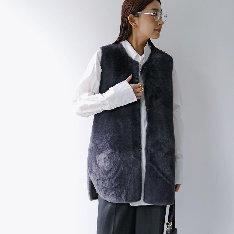 QTUME クチューム ベスト 24501 レディース リバーシブル