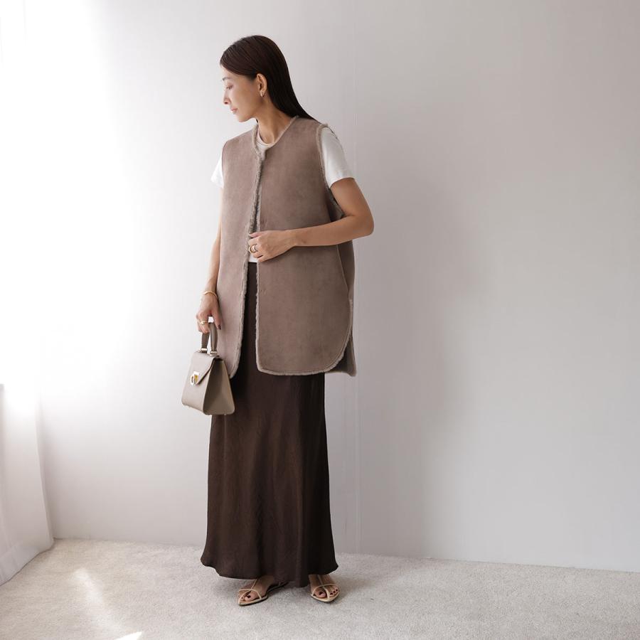 QTUME クチューム ベスト 24501 レディース リバーシブル