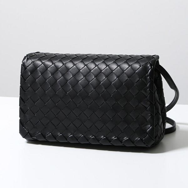 Bottega Veneta/ボッテガヴェネタ/ブラック/レザーボディバッグ BOTTEGA VENETA（ボッテガ・ヴェネタ） ショルダーバッグ 600519 VCPP1