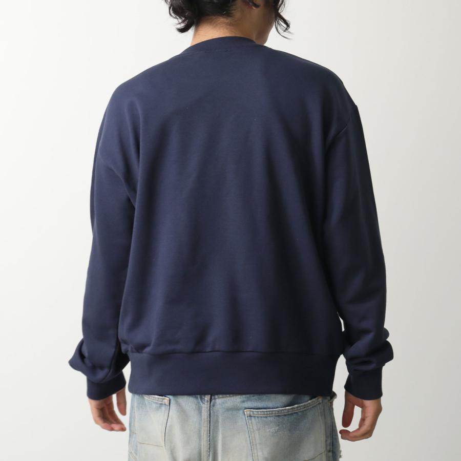 MARNI マルニ オーガニックコットン スウェット ネイビー ロゴ刺繍 48 MARNI（マルニ） スウェットシャツ FUMU0074X1 UTC275 メンズ クルー