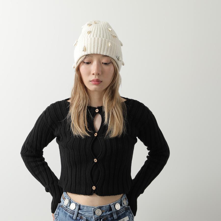 KIMHEKIM キムヘキム ニット帽 PEARL EMBELLISHED BEANIE ZF3HT01