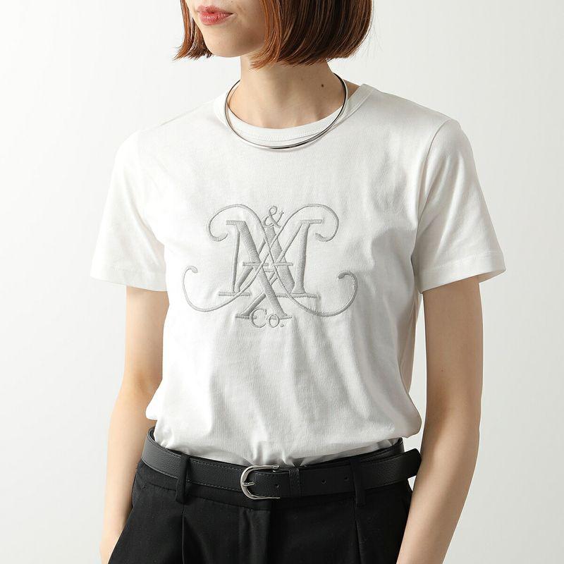 マックスマーラ 刺繍デザイン ロゴTシャツ ホワイト Max Mara（マックスマーラ） MAX MARA MAX&CO KIDS マックス＆コー