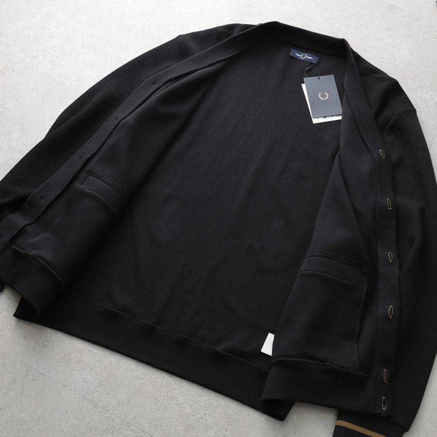 FRED PERRY フレッドペリー カーディガン Tipped Pique Texture