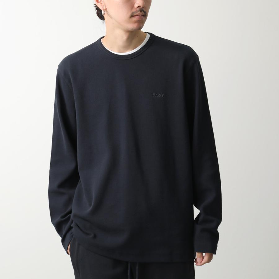 2025 秋冬新作！ HUGO BOSS ヒューゴボス Tシャツ メンズ 長袖 クルーネック ロンT 50520725 10262290 / Tempesto オレンジ HUGO BOSS（ヒューゴ・ボス） HUGO BOSS ORANGE オレンジ カットソー