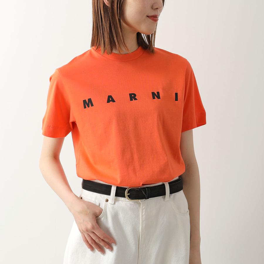 MARNI マルニ コットン トップス オレンジ グリーン オレンジ系 MARNI(マルニ) トップス(レディース) - ブランド通販のBUYMA