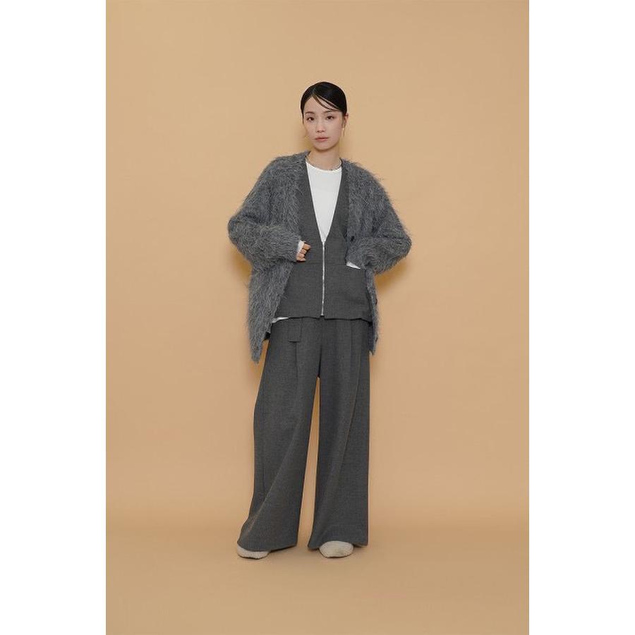 シアン　ジャケット　ニット　カーディガン　CYAN toky グレー CYAN TOKYO（シアン トーキョー） MIXシャギー ニットカーディガン