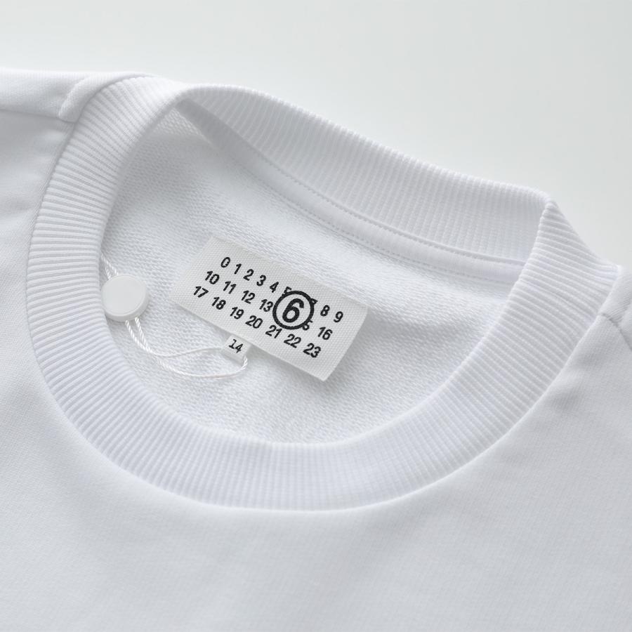 週末セール中】MM6 キッズ L カレンダー ロゴ ホワイト 大人もOK