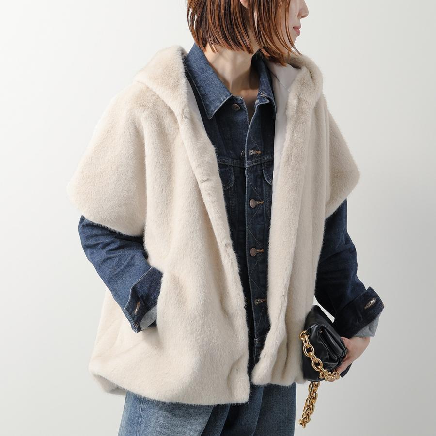 MONiLE モニーレ ファーベスト 040237 レディース フェイクファー