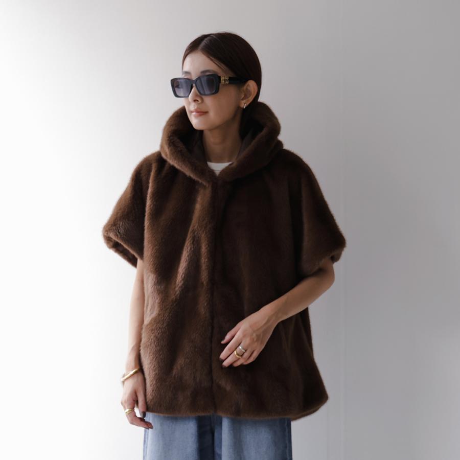 MONiLE モニーレ ファーベスト 040237 レディース フェイクファー