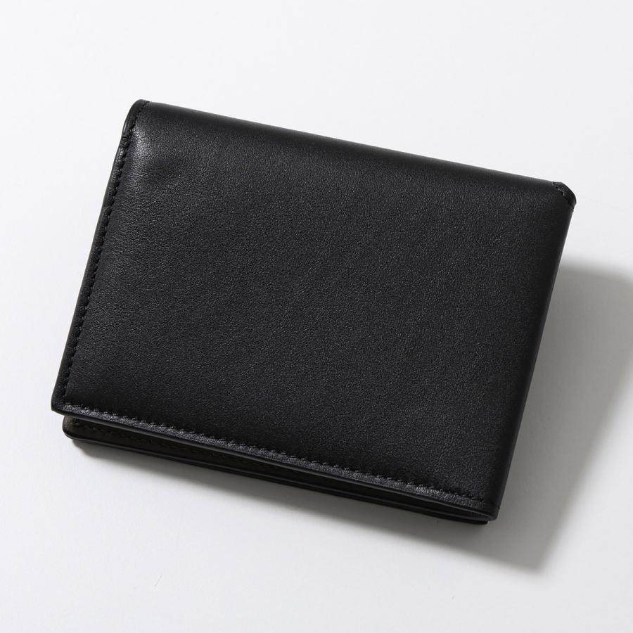 LOEWE 黒 レザー ミニ財布 LOEWE ロエベ ANAGRAM SMALL VERTICAL WALLET C821S33X01 三