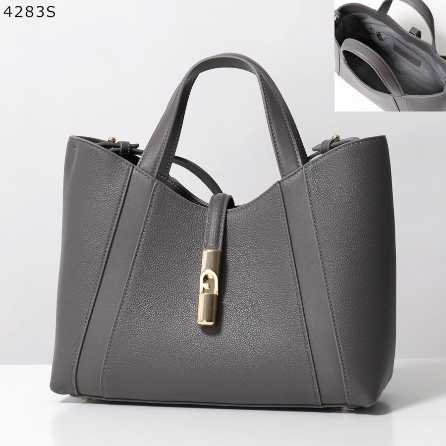 【極美品】FURLA ハンドバッグ 大容量 テッサ グレー ゴールド金具 保管品 FURLA（フルラ） ハンドバッグ GOCCIA S ゴッチャ WB01789 BX3353
