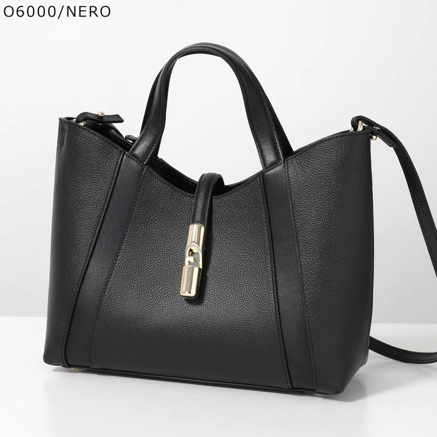 【極美品】FURLA ハンドバッグ 大容量 テッサ グレー ゴールド金具 保管品 FURLA（フルラ） ハンドバッグ GOCCIA S ゴッチャ WB01789 BX3353