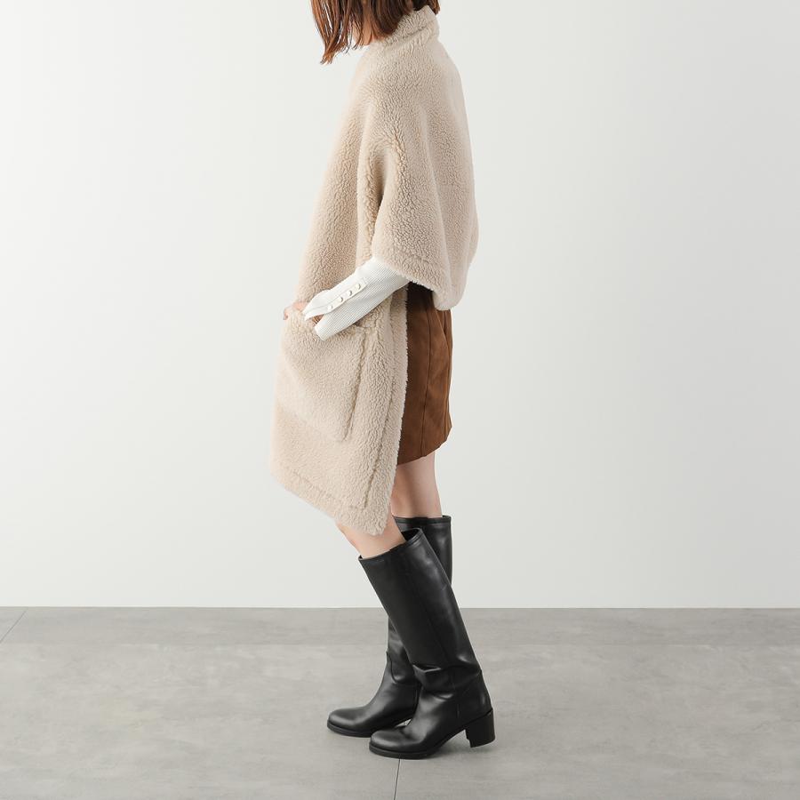 【Musee別注】QTUME クチューム ケープ 24516 レディース テディライク ボア×スウェード リバーシブル ベスト レイヤード ストール ジャケット カラー5色 | ブランド登録なし | 21