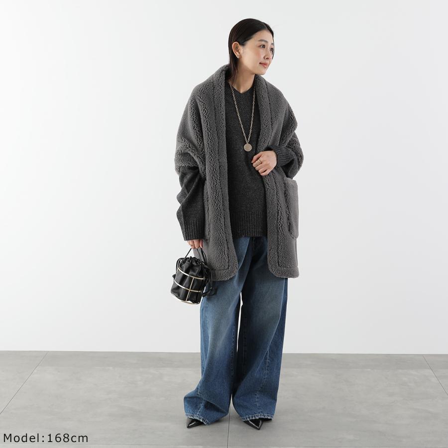 【Musee別注】QTUME クチューム ケープ 24516 レディース テディライク ボア×スウェード リバーシブル ベスト レイヤード ストール ジャケット カラー5色 | ブランド登録なし | 14