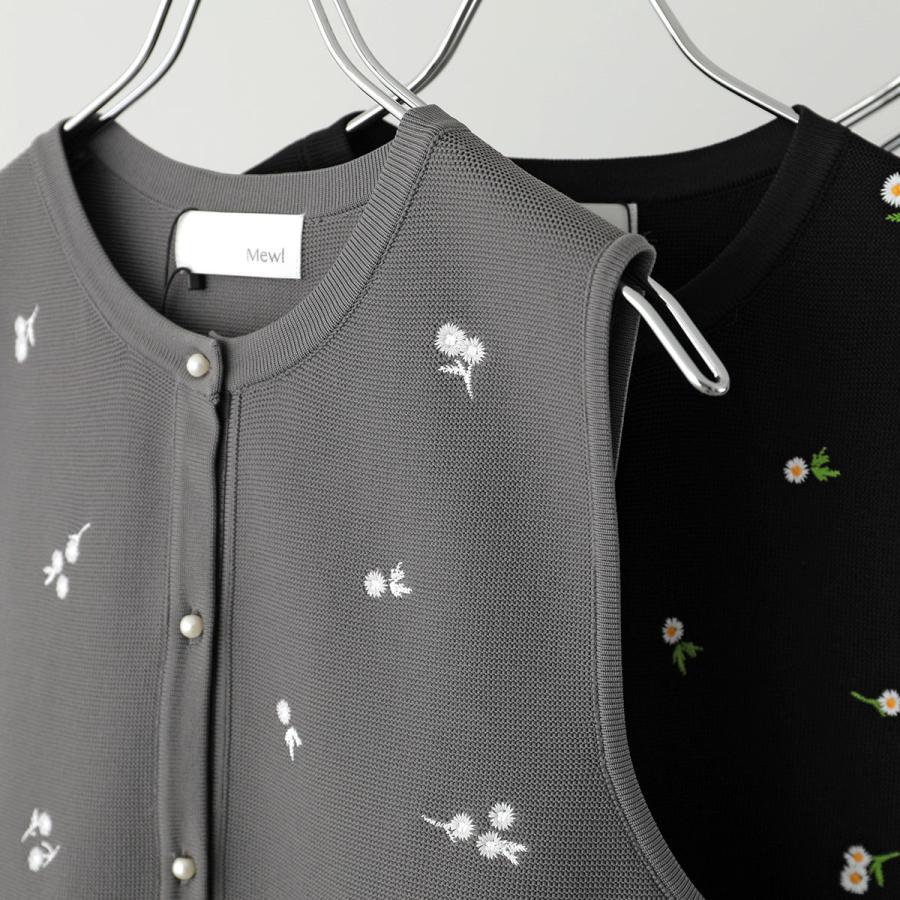 45R ギマツイード フラワー刺繍 ベスト ジレ 袖装飾 楽天市場】刺繍（ベスト・ジレ｜トップス）：レディースファッションの通販