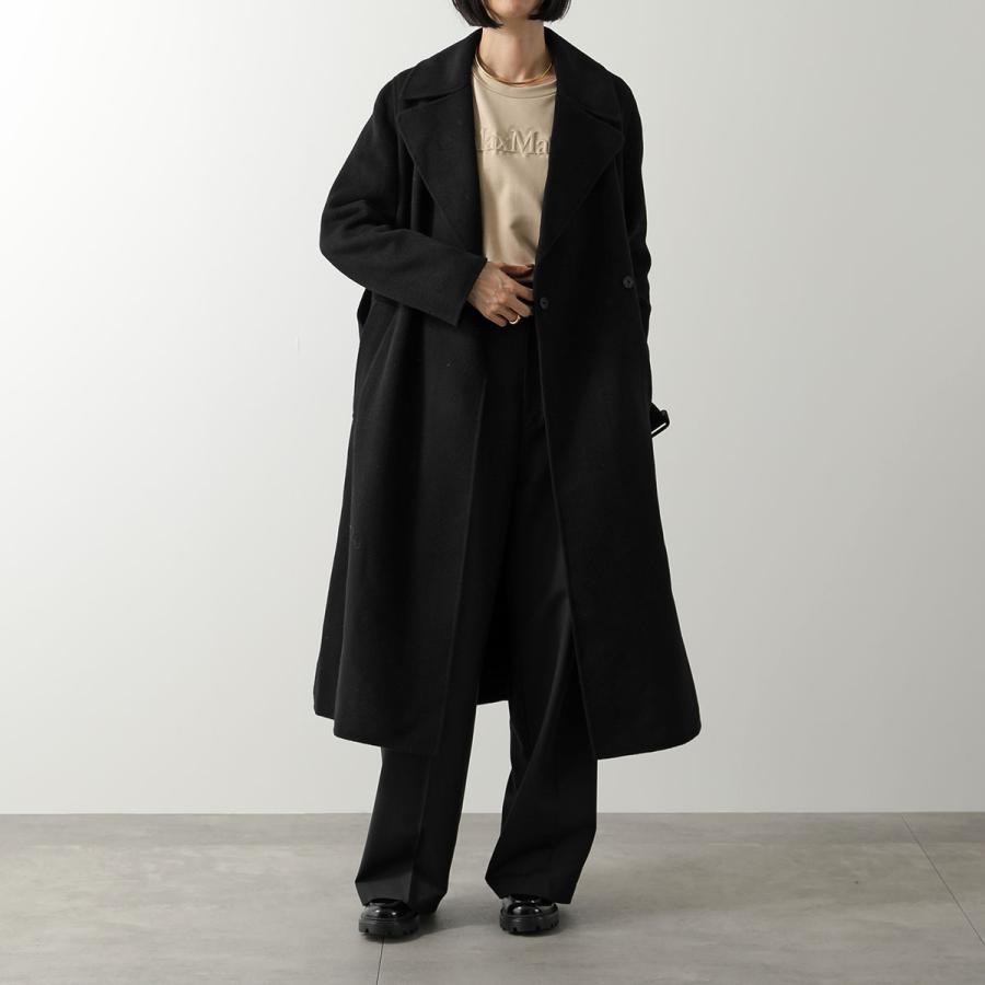 MAX MARA マックスマーラ トレーナー BERMA バーマ レディース シルク コットン スウェットシャツ ロゴ 長袖 裏起毛 クルーネック カラー2色の画像