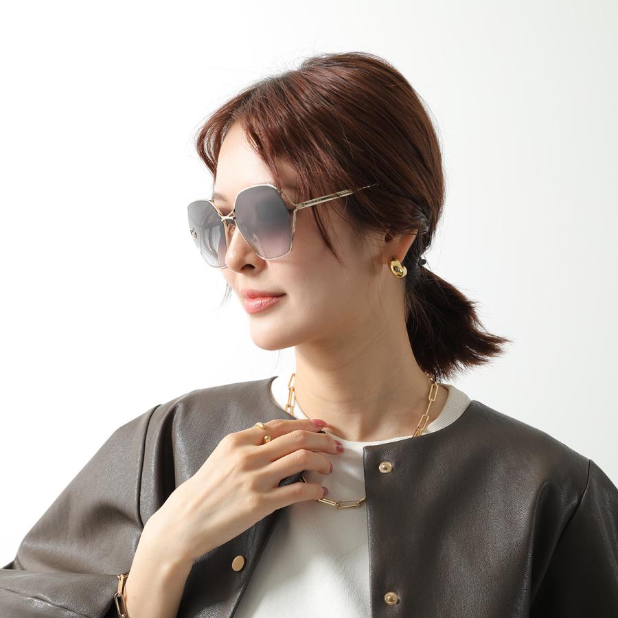GUCCI（グッチ） サングラス GG0818SA レディース ポリゴン型 メタル