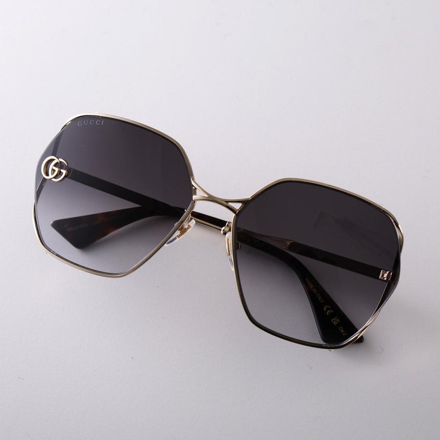 GUCCI（グッチ） サングラス GG0818SA レディース ポリゴン型 メタル