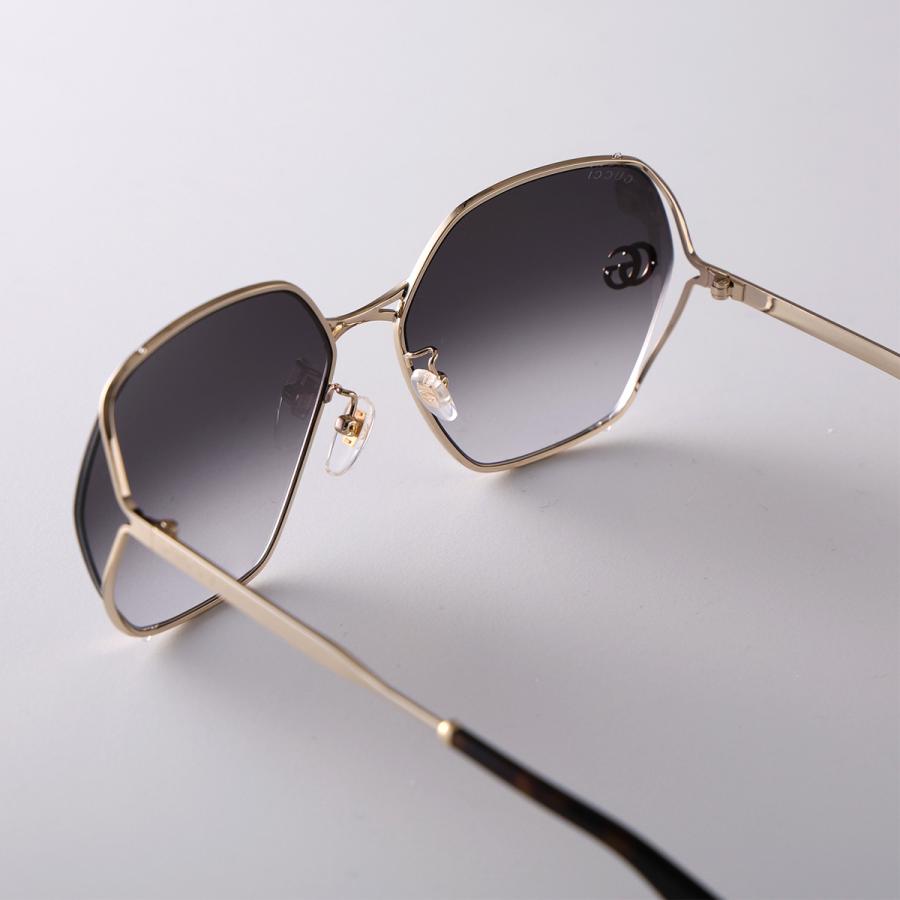 GUCCI（グッチ） サングラス GG0818SA レディース ポリゴン型 メタル