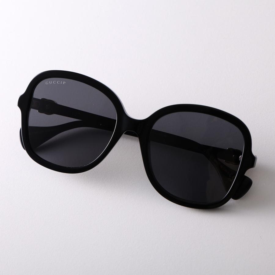 GUCCI グレーフレーム　サングラス スクエアフレーム サングラス ・ブラック | GUCCI公式