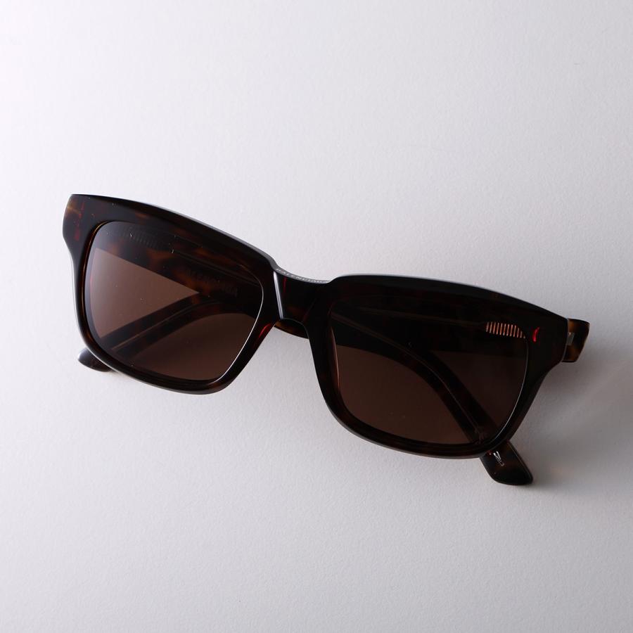 BALENCIAGA バレンシアガ サングラス BB0346S メンズ ウェリントン型 メガネ 眼鏡 ロゴ セルフレーム アイウェア 002/HAVANA-HAVANA-BROWNの画像