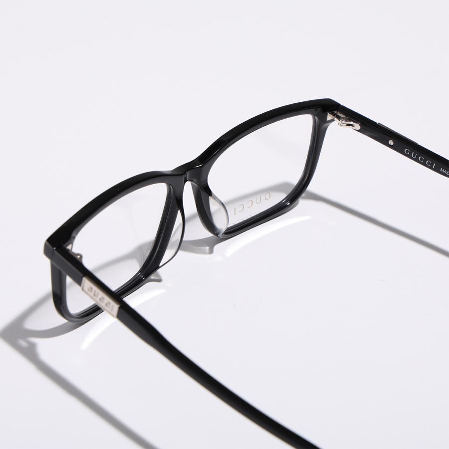 GUCCI（グッチ） メガネ GG1159OA メンズ スクエア型 メタルロゴ セル
