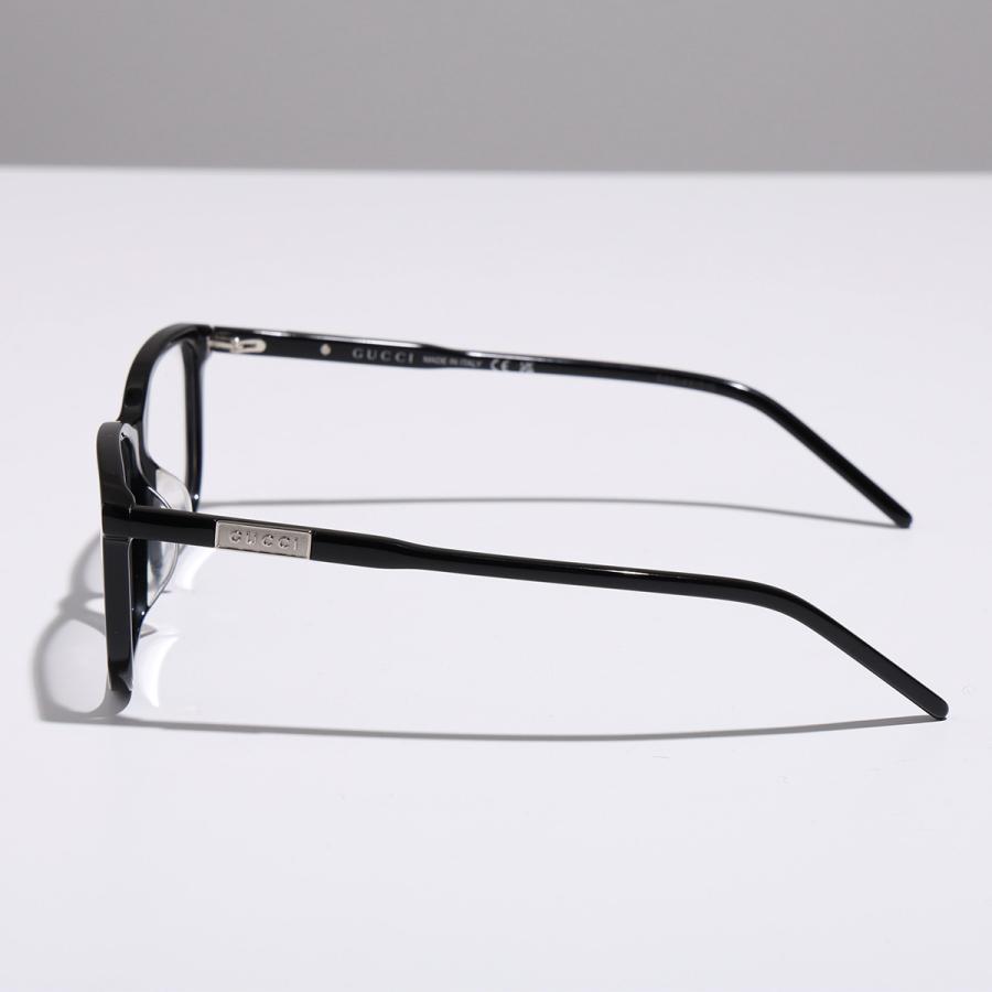 GUCCI（グッチ） メガネ GG1159OA メンズ スクエア型 メタルロゴ セル