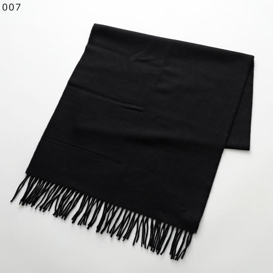 Max Mara ブラック マフラー フリンジ付き　イタリア製 Max Mara ブラック マフラー フリンジ付き イタリア製 MAXMARA