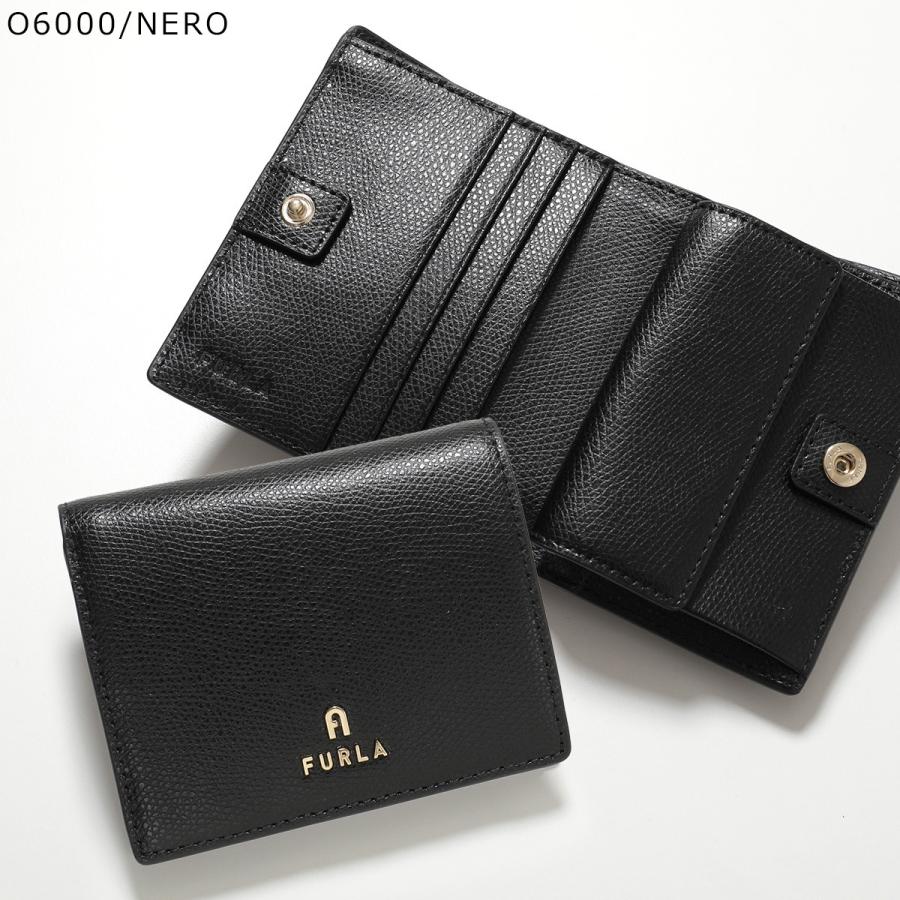 新品✨ FURLA フルラ カメリア 二つ折り財布 NERO ブラック レザー Amazon | [フルラ] 財布 レディース 2つ折り 折財布 レザー 革