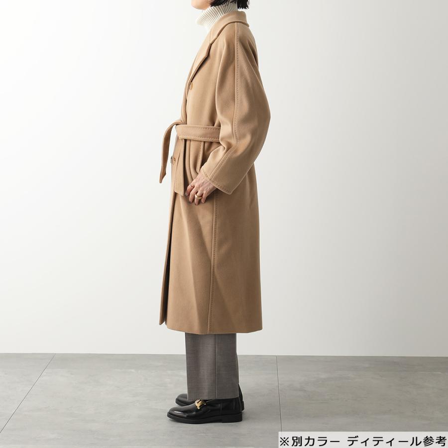 美品　高級　MaxMara チェスターコート マキシ丈 ロングコート　白タグ 美品】MaxMara チェスターコート ダブル カシミア混ウール 白タグ