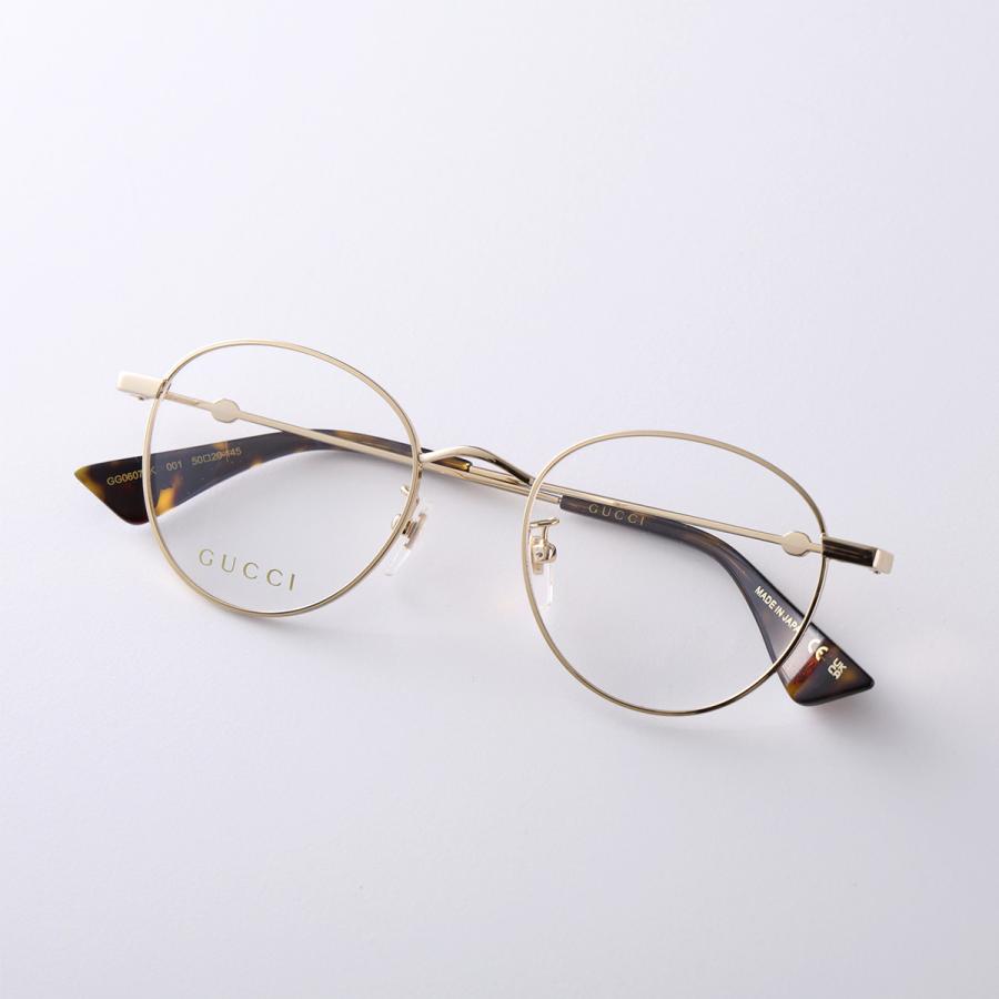 GUCCI（グッチ） メガネ GG0607OK メンズ ボストン型 メタルフレーム