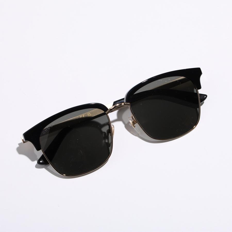GUCCI（グッチ） サングラス GG0697S メンズ サーモントブロー型 セル